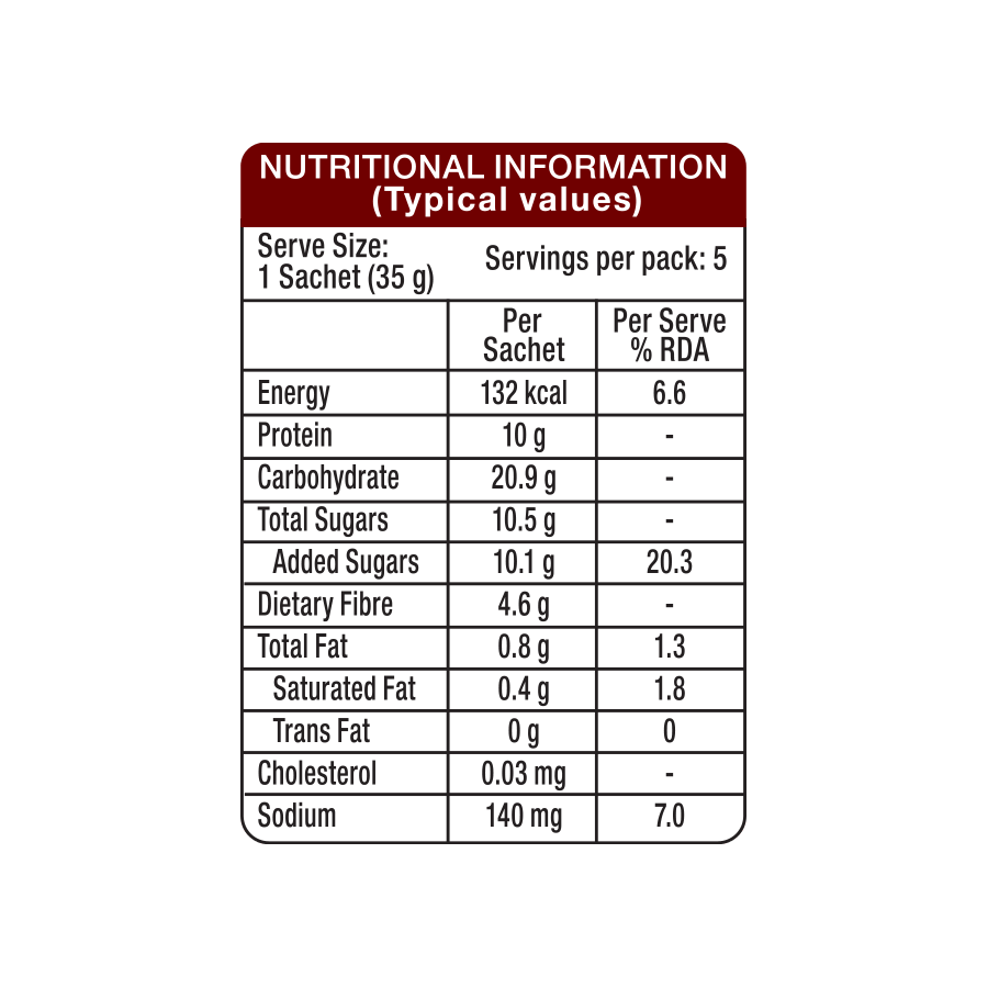 Nutri Drink+ (Almond 175g + Cocoalite 175g + Sugar 125g) | 475g