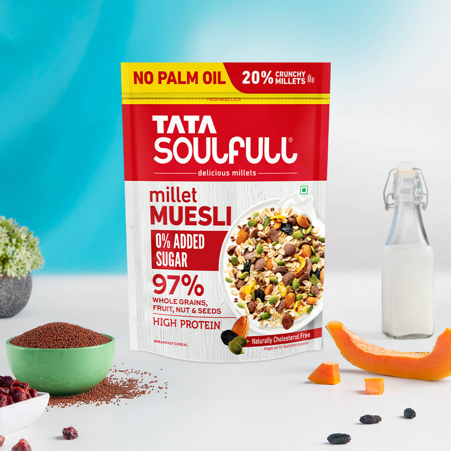 0 added Sugar Millet Muesli 500g