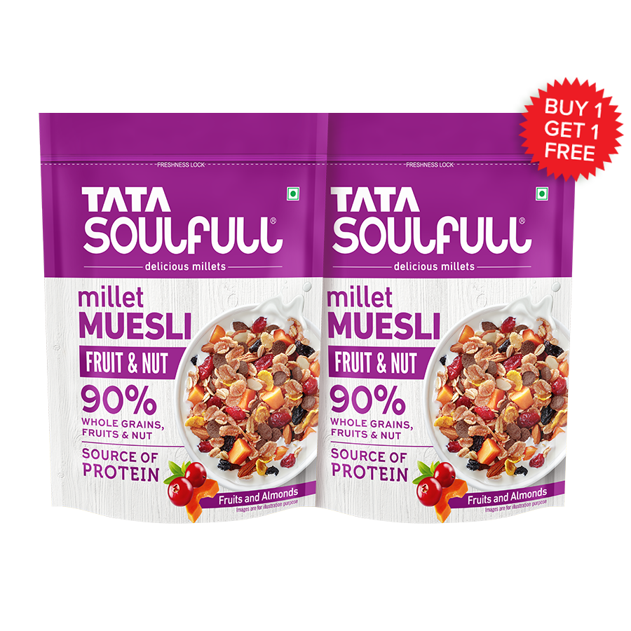 Muesli Fruit and Nut BUY 1 GET 1 FREE TATA SOULFULL
