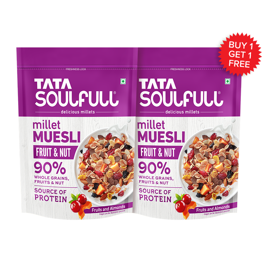 Millet Muesli - Fruit & Nut 500g (BUY 1 Get 1 FREE) | 1000g