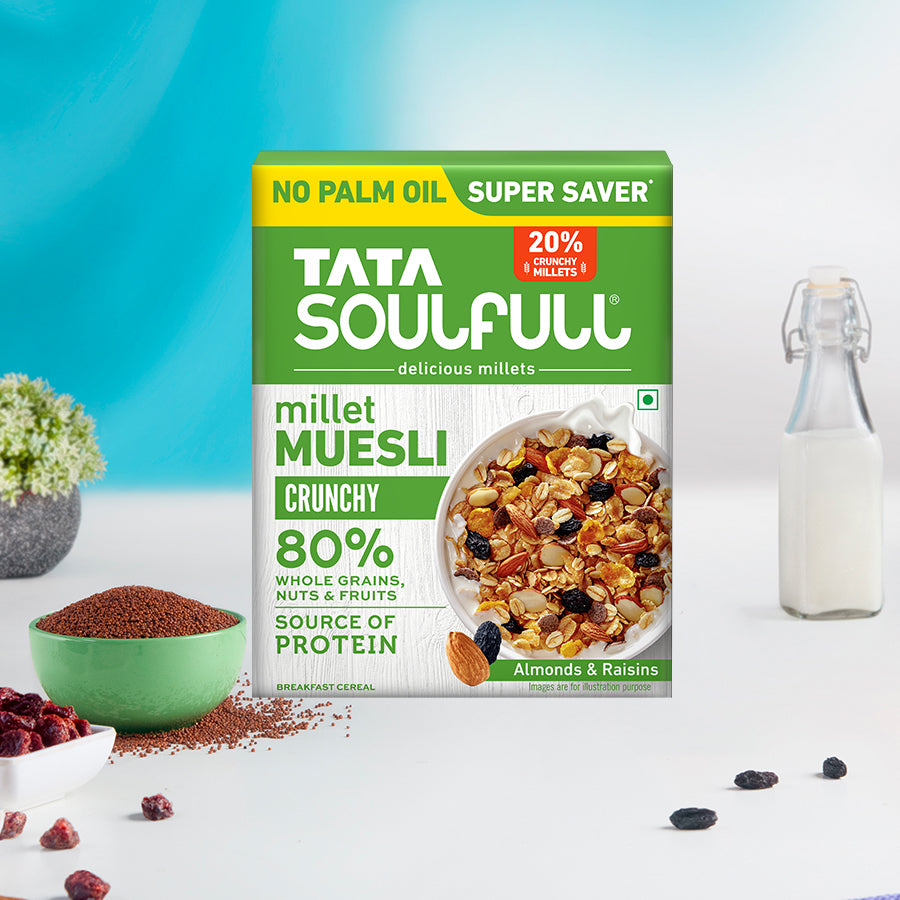 SF Millet Muesli Fruit & Nut B2G1 1.2kg + SF Millet Muesli Crunchy B2G1 1.2kg