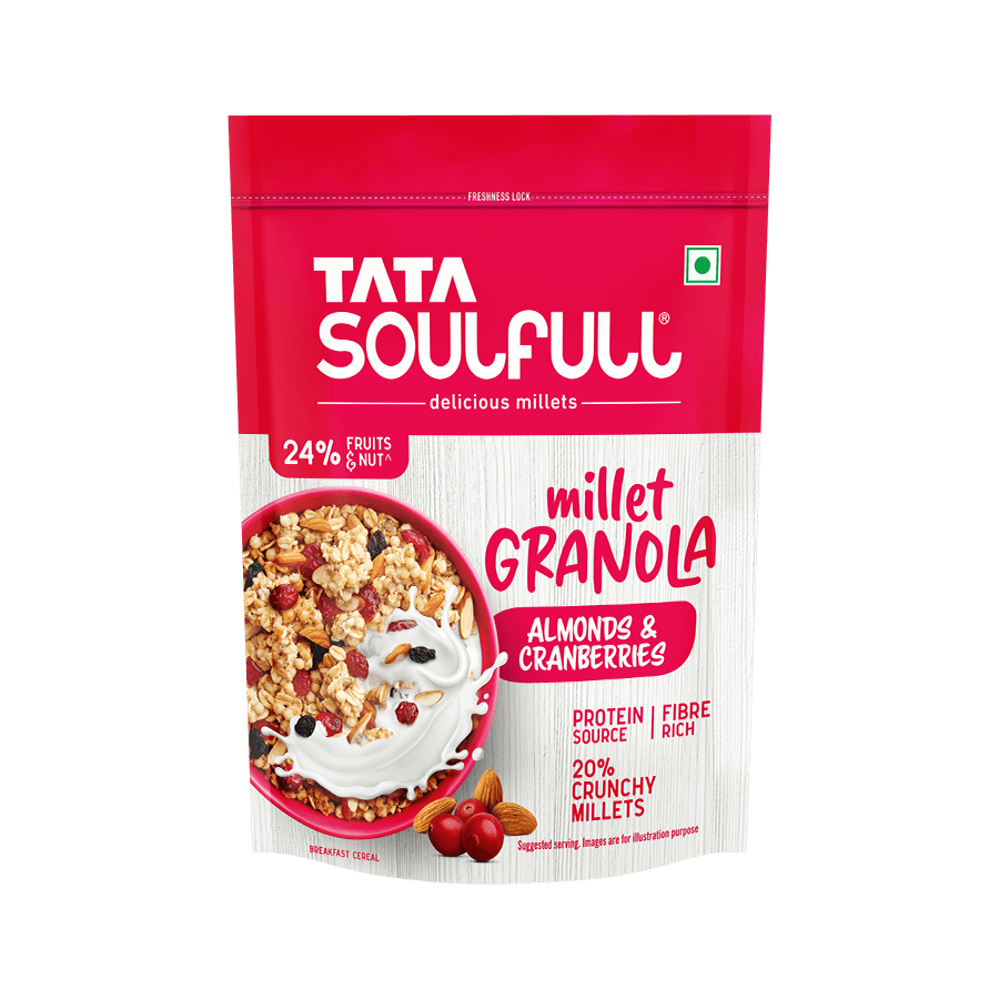 Millet Granola - Almonds & Cranberries | 400G