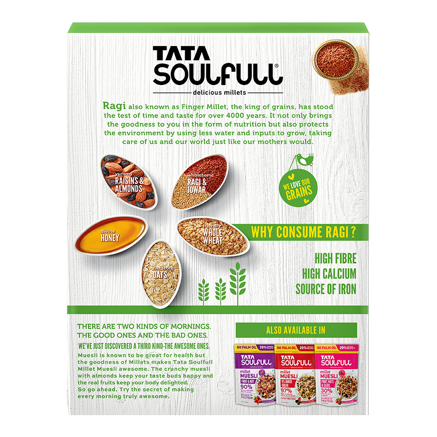 SF Millet Muesli Fruit & Nut B2G1 1.2kg + SF Millet Muesli Crunchy B2G1 1.2kg