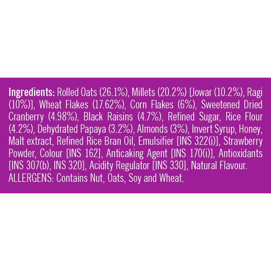 Millet Muesli - Fruit & Nut 700g Pack of 2 | 1400g