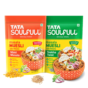 Masala Muesli Mast Masala 160g + Masala Muesli Teekha Twist 160g | 320g