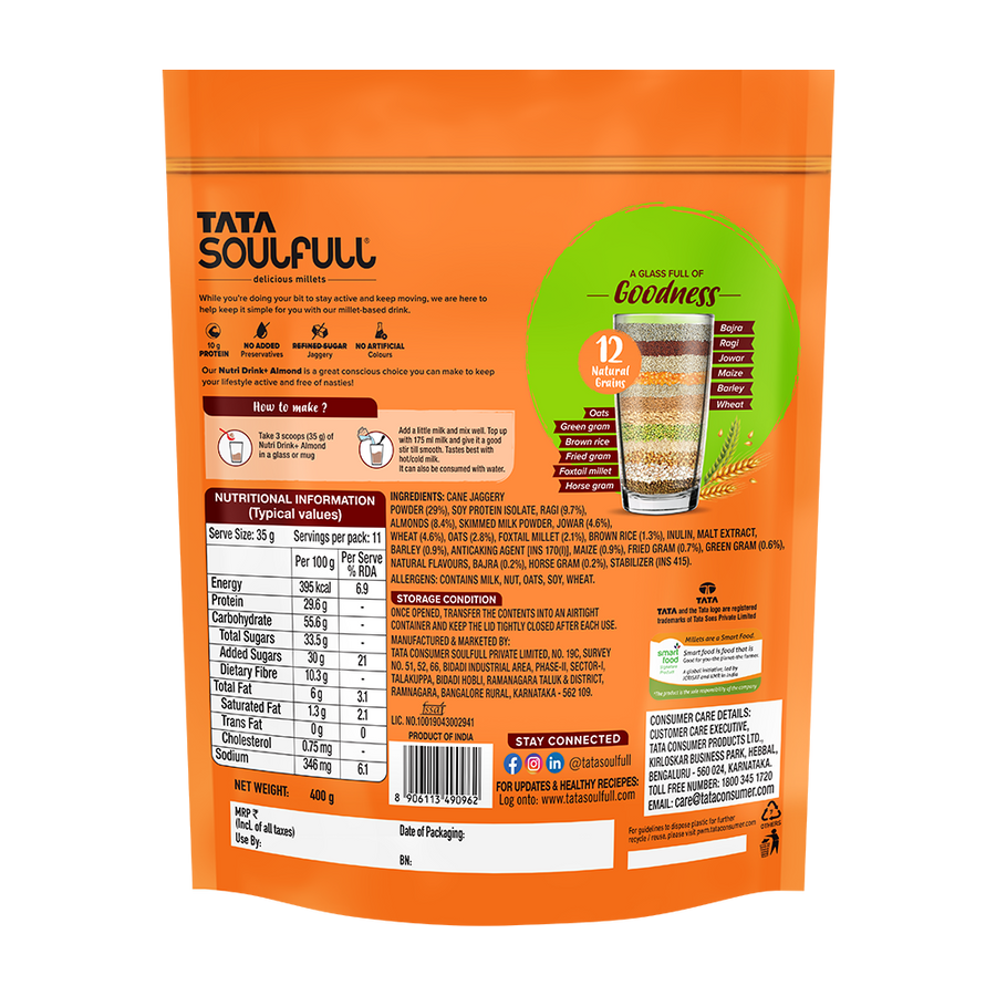 Nutri Drink+ Almond | 400 g