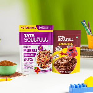 Millet Muesli - Fruit & Nut 500g + No Maida Choco 375g | 875g