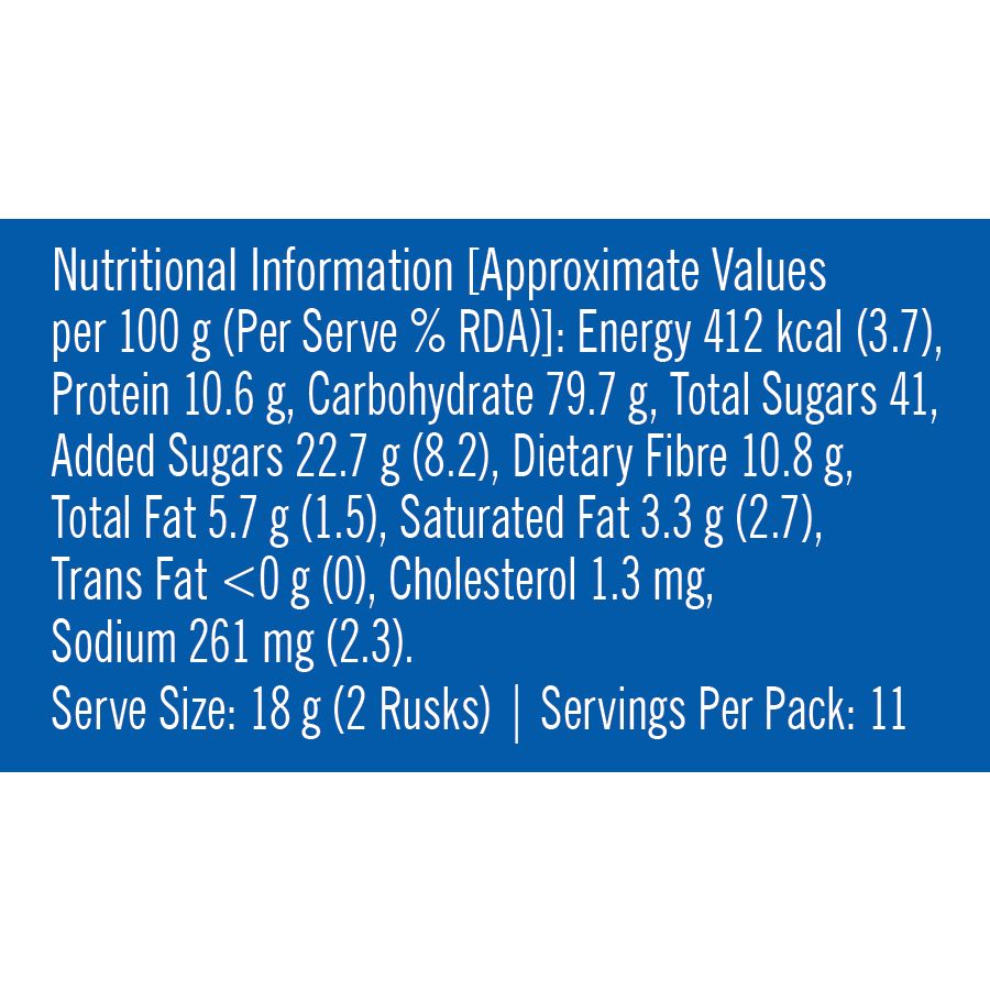 No Maida Rusk - Milk | Pack of 4 | 198g x 4