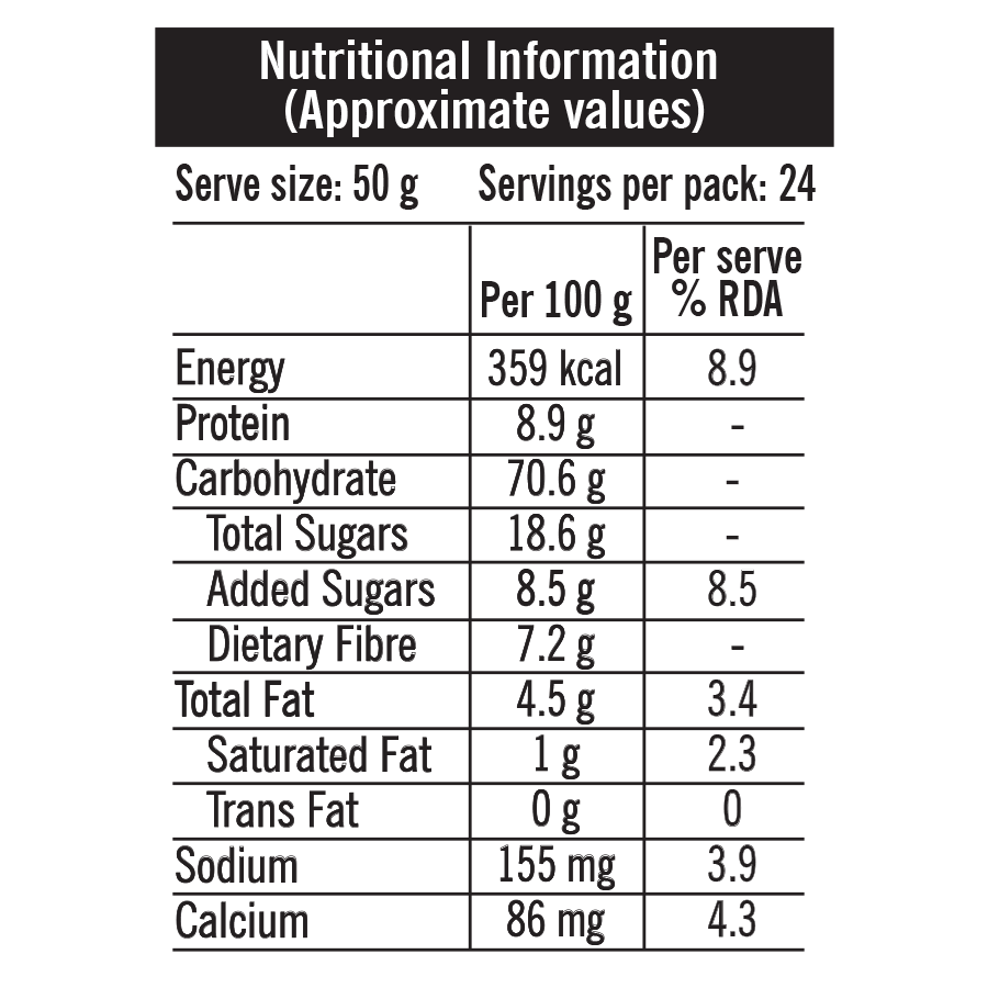 Millet Muesli - Fruit & Nut 400 gms (Pack of 3) | 1200g
