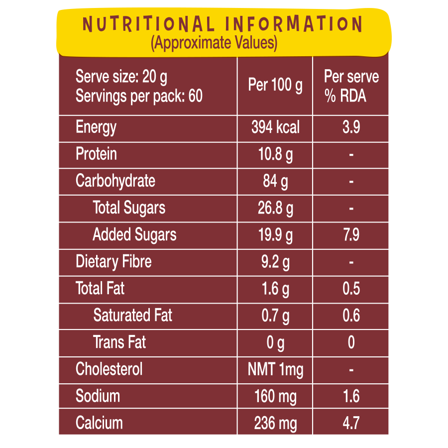 Ragi Bites - No Maida Choco - Super Saver | 1200g