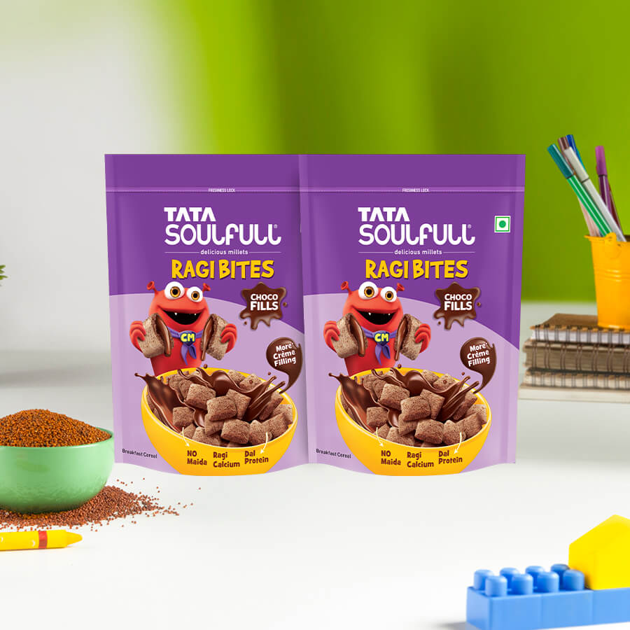 Ragi Bites Choco Fills 250g (Pack of 2) | 500g
