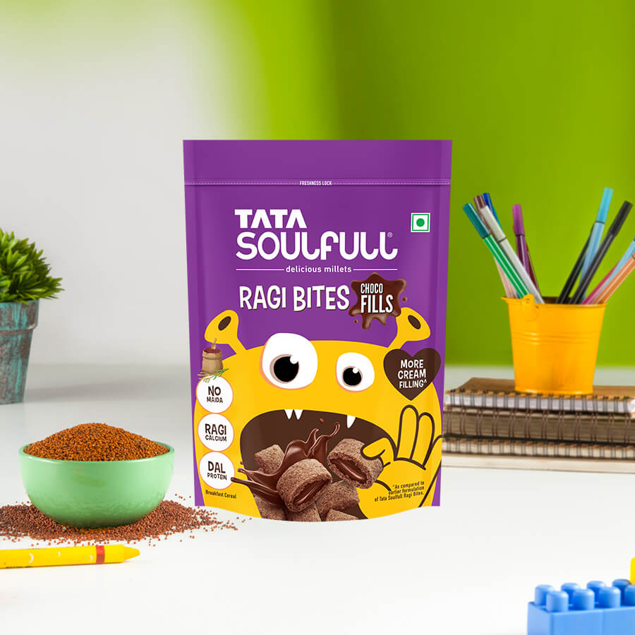 Ragi Bites Choco Fills 250g (Pack of 3) | 750g