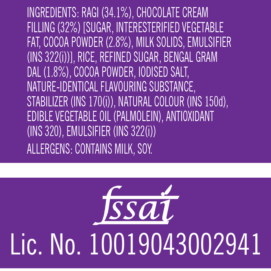 Ragi Bites Choco Fills 250g (Pack of 3) | 750g