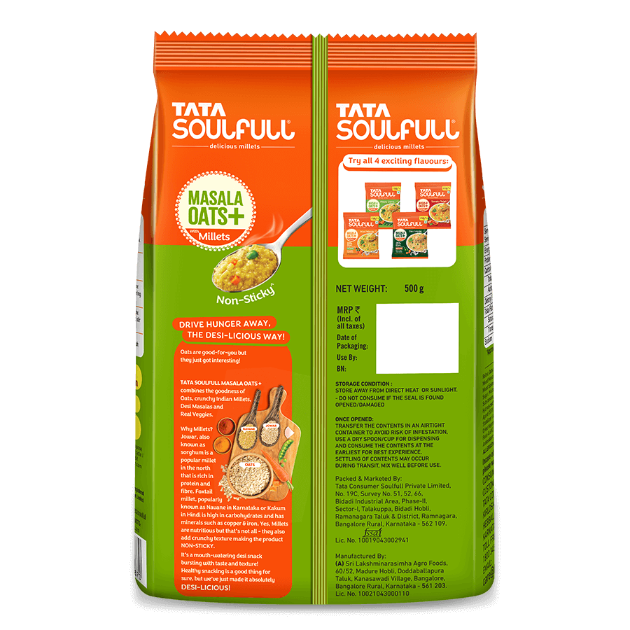 Masala Oats+ - Peppy Curry | 500g