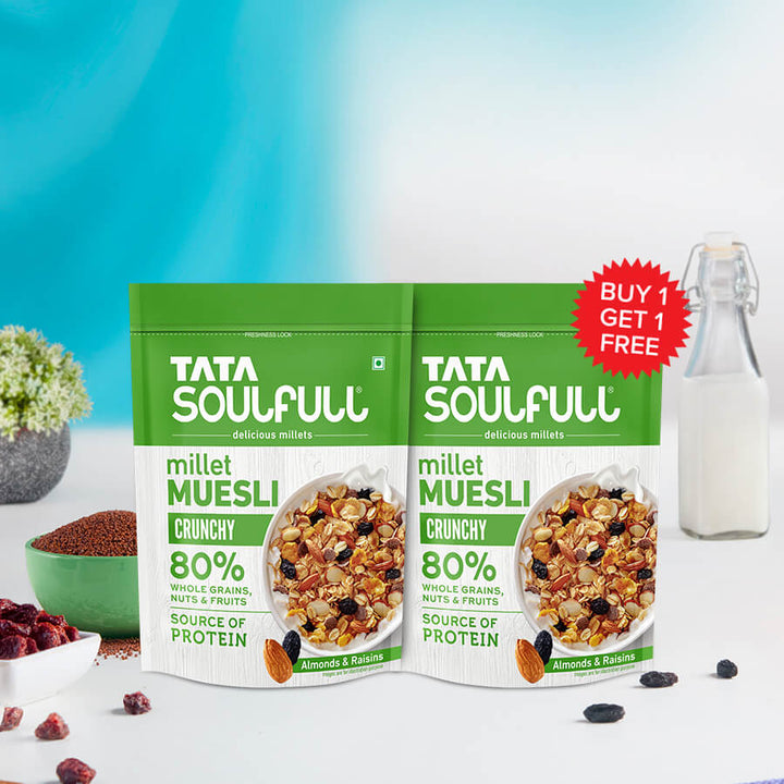 Millet Muesli - Crunchy | 500g + 500g (BUY 1 Get 1 Free)