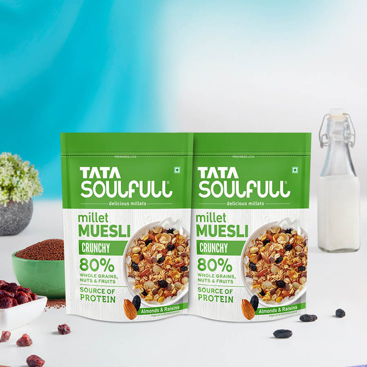 Millet Muesli - Crunchy | 500g (Pack of 2)