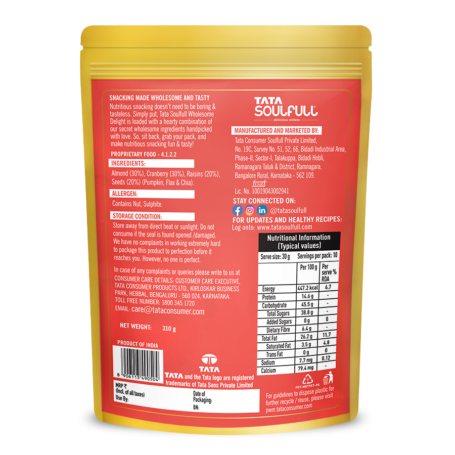 Tata Soulfull Wholesome Delight | 310g