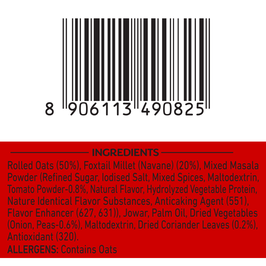 Masala Oats+ - Tomato Twist | 12 Pack | 35g
