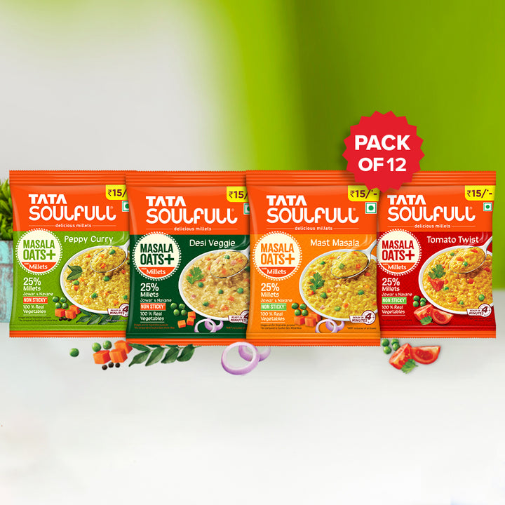 Masala Oats+ - Combo | 12 Pack | 35g